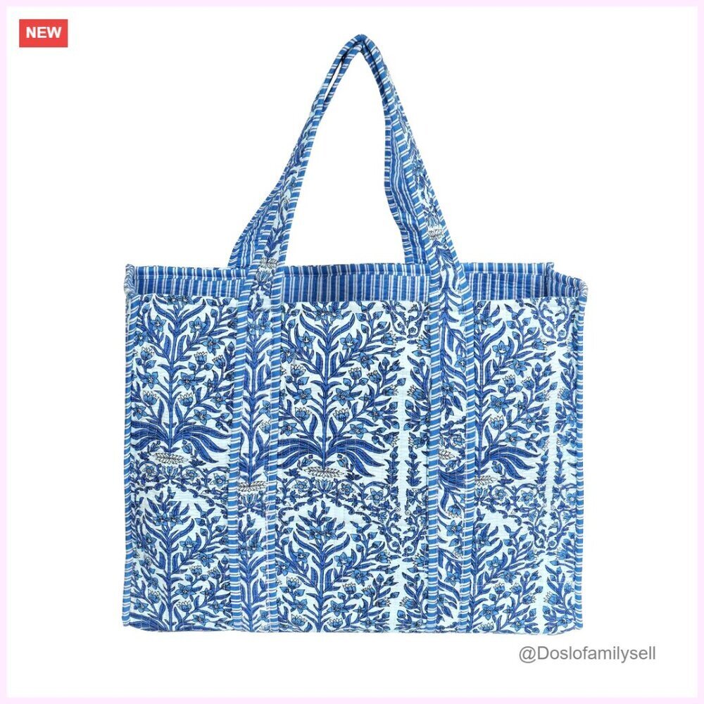 Lightweight Cotton Tote Bag for Travel, Shopping, and Beach